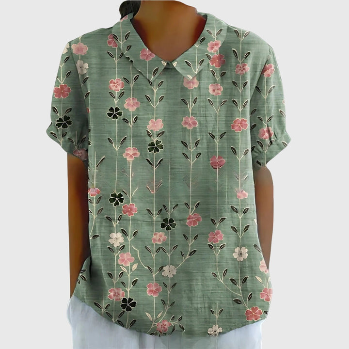 Wanda | Bloemen Blouse