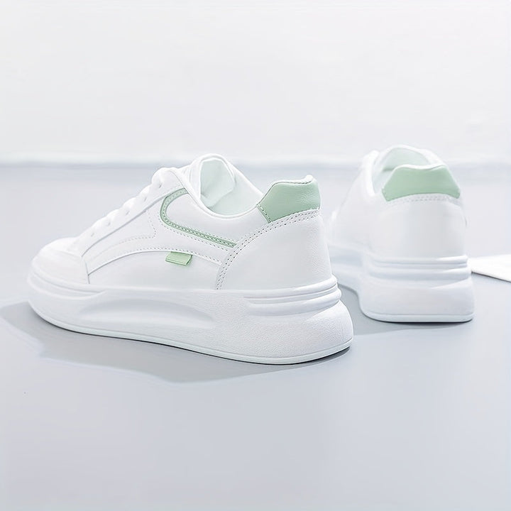 Witte Chique Sneakers met Licht Comfort