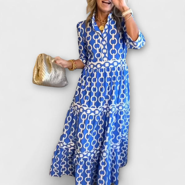 JULIANA | MIDI-JURK MET KETTINGPRINT