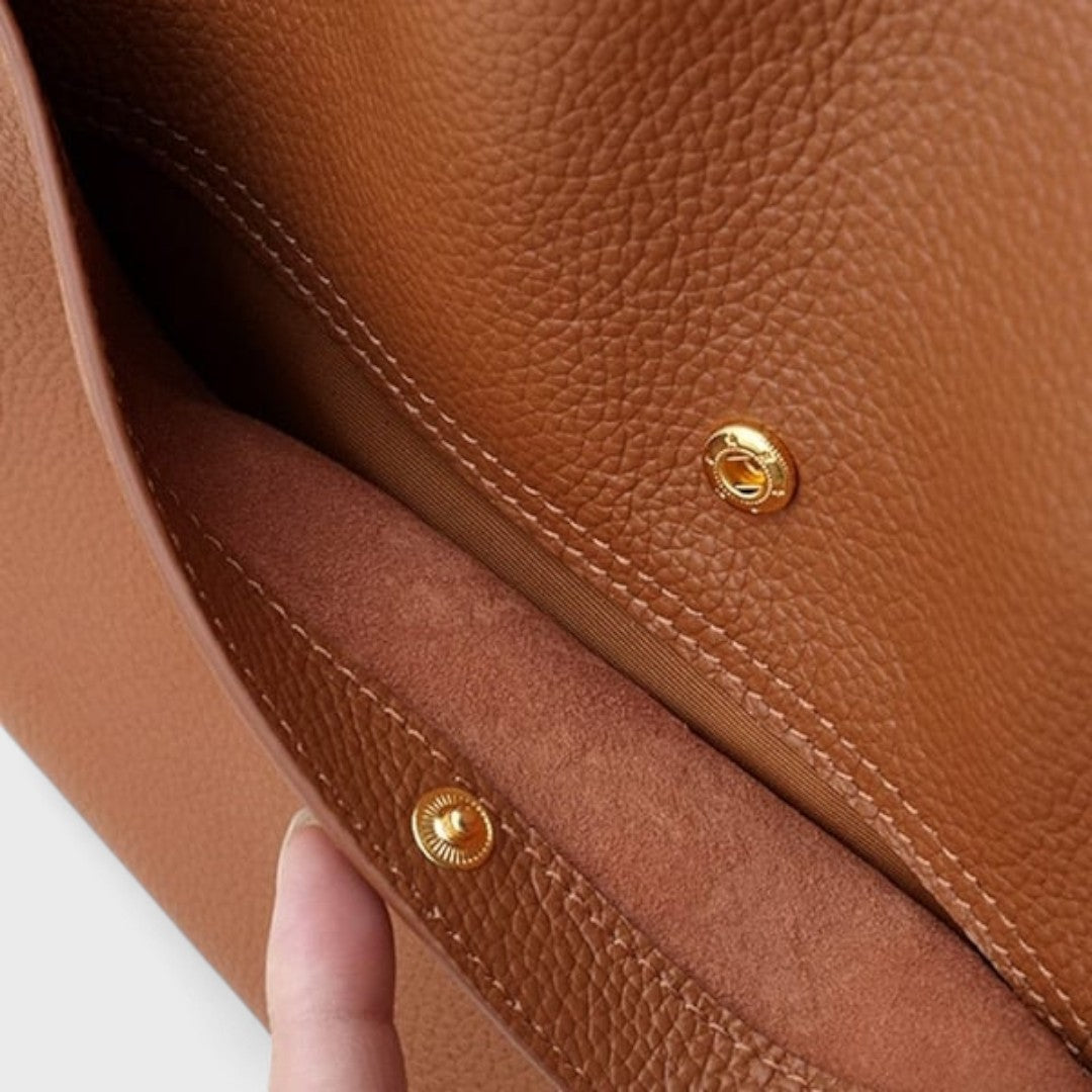 Elena™ | Elegant leren schoudertas