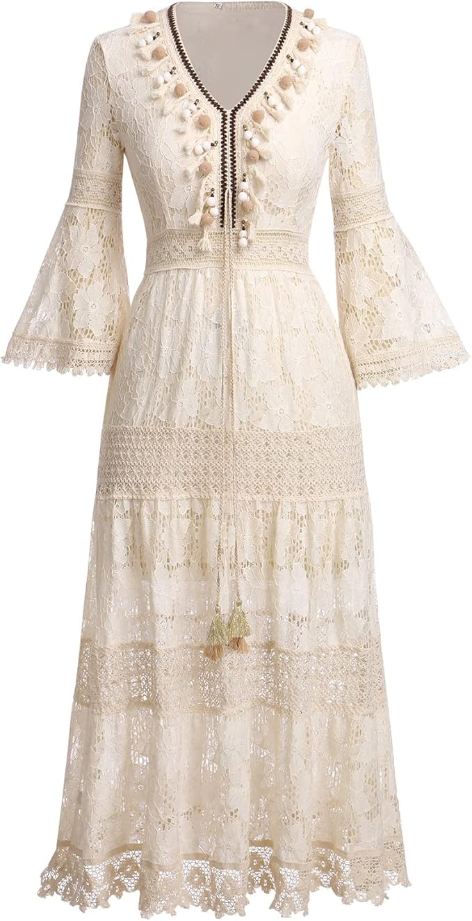 Amary - Jurk en Dentelle Boho