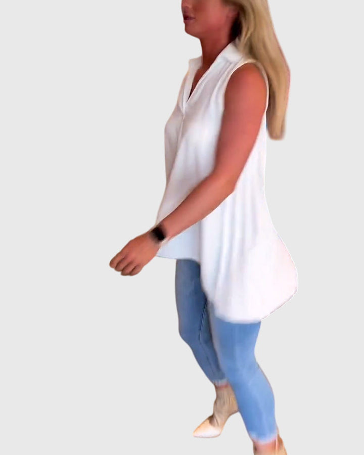 Monique | Mouwloos Top