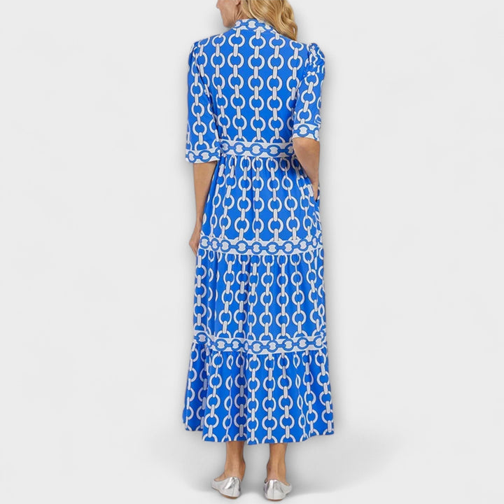 JULIANA | MIDI-JURK MET KETTINGPRINT