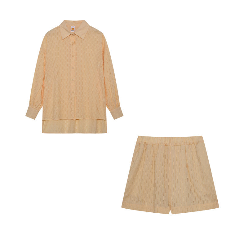 Elizabeth - Set Chemise en Shorts Licht