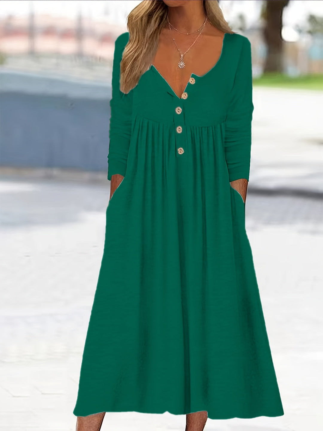 ZARA | MIDI-JURK MET KNOPEN AAN VOORKANT