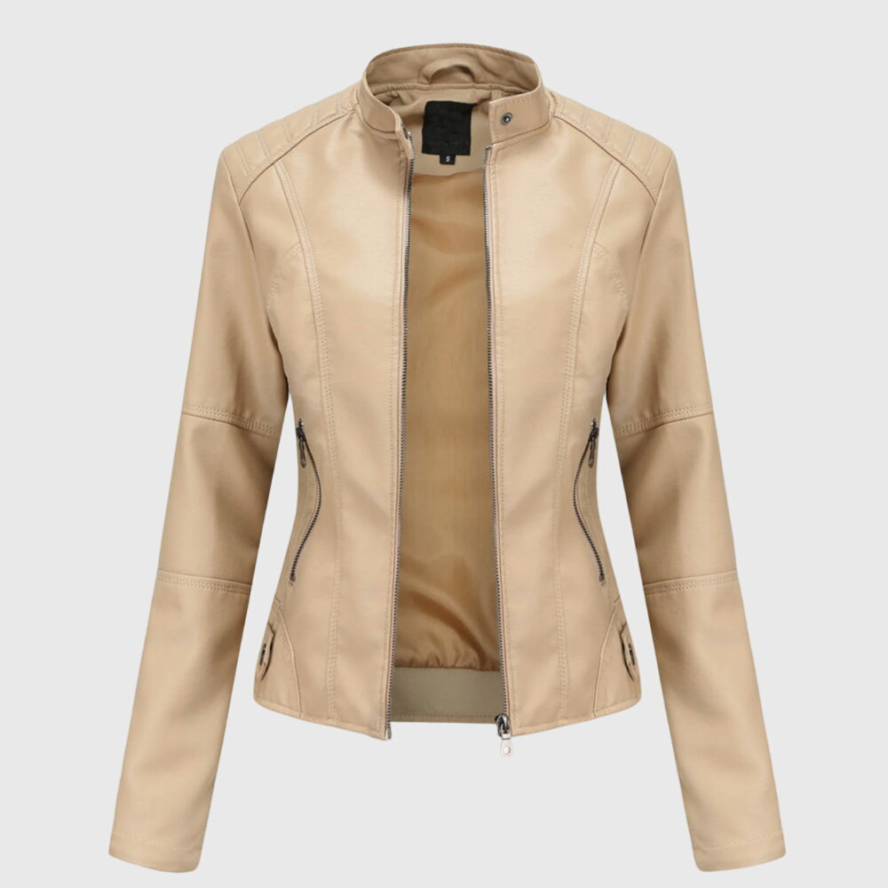 Giorgina™ - Jasje en Leer Elegante voor Dames