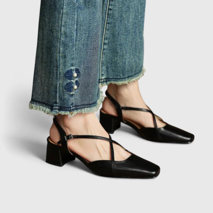 Evana - Sandalen met Hak Chic