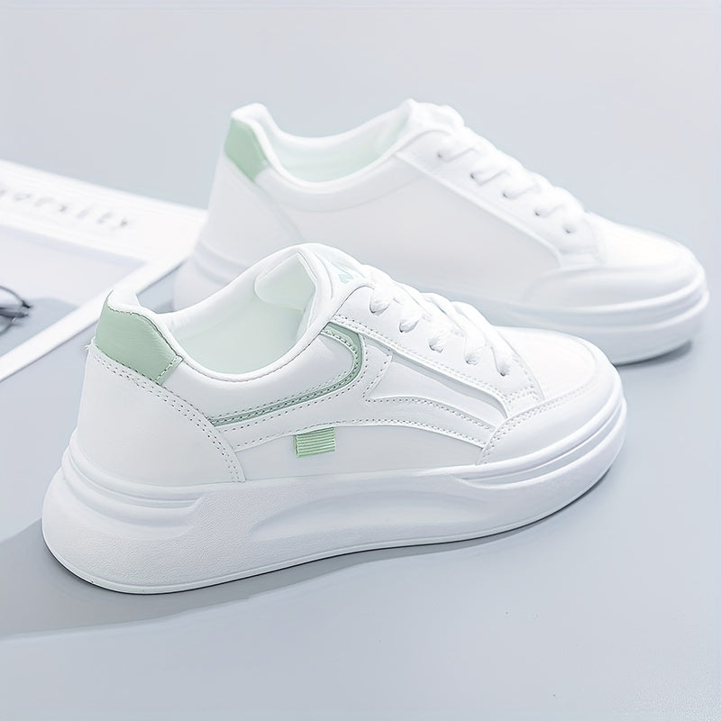 Witte Chique Sneakers met Licht Comfort