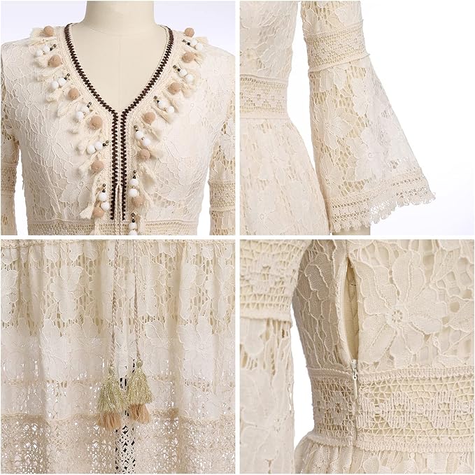 Amary - Jurk en Dentelle Boho