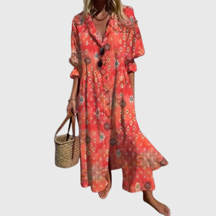 Zariah | Elegante Bohemien Maxi-jurk