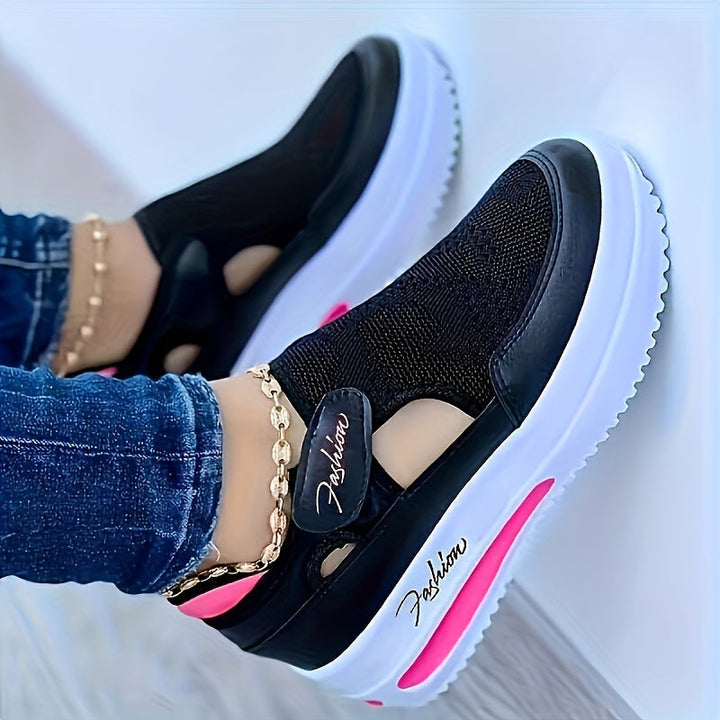 Sneakers ademende met instappen comfort stable