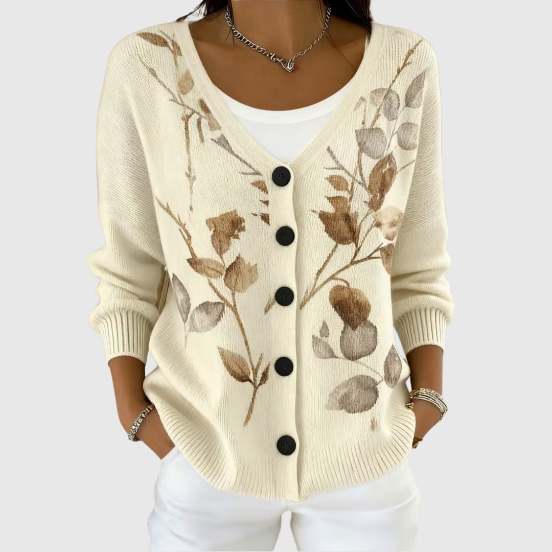 Comfortabel geknoopt gebreid vest
