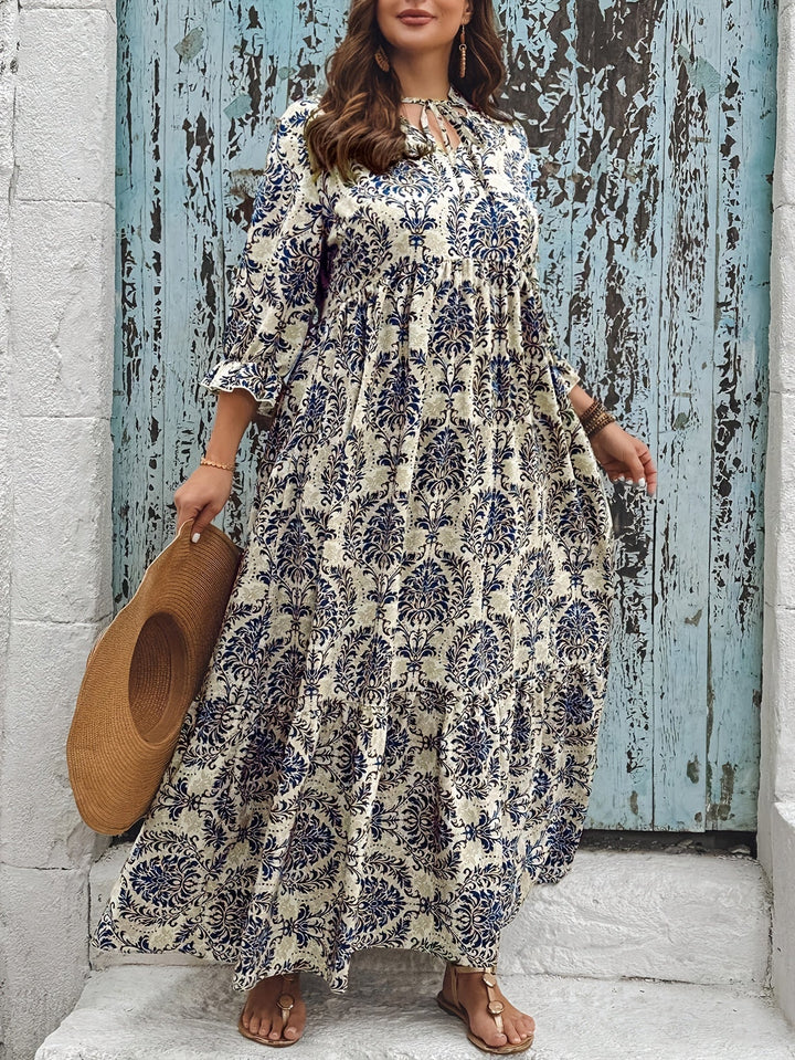 Molly - Jurk met Mozaïekprint Bohemien