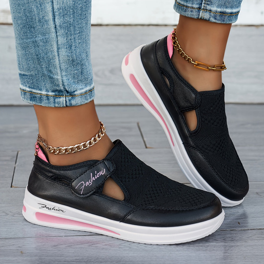 Sneakers ademende met instappen comfort stable