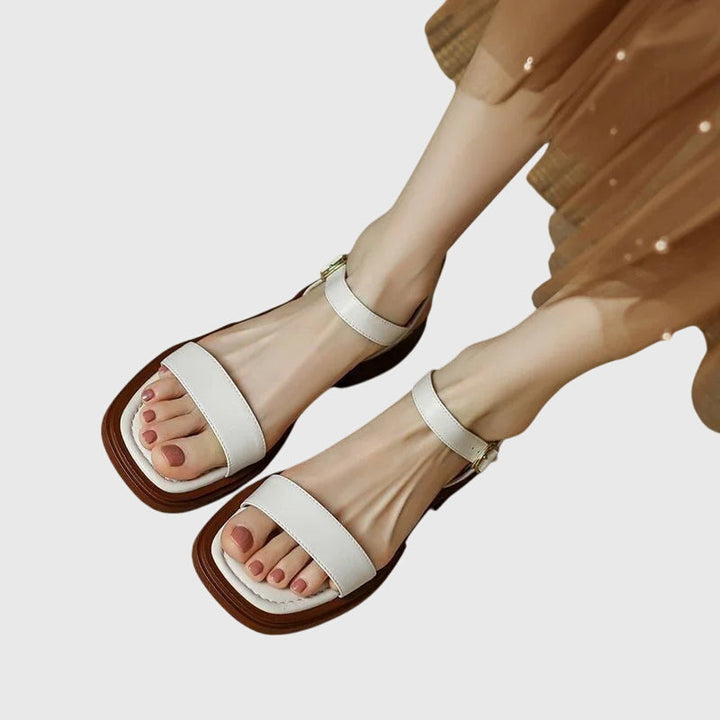 Kaia - Sandalen en leer orthopedisch