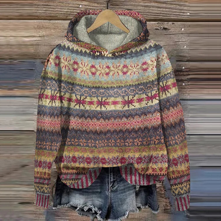 Gaby | Retro Etnische Sweater