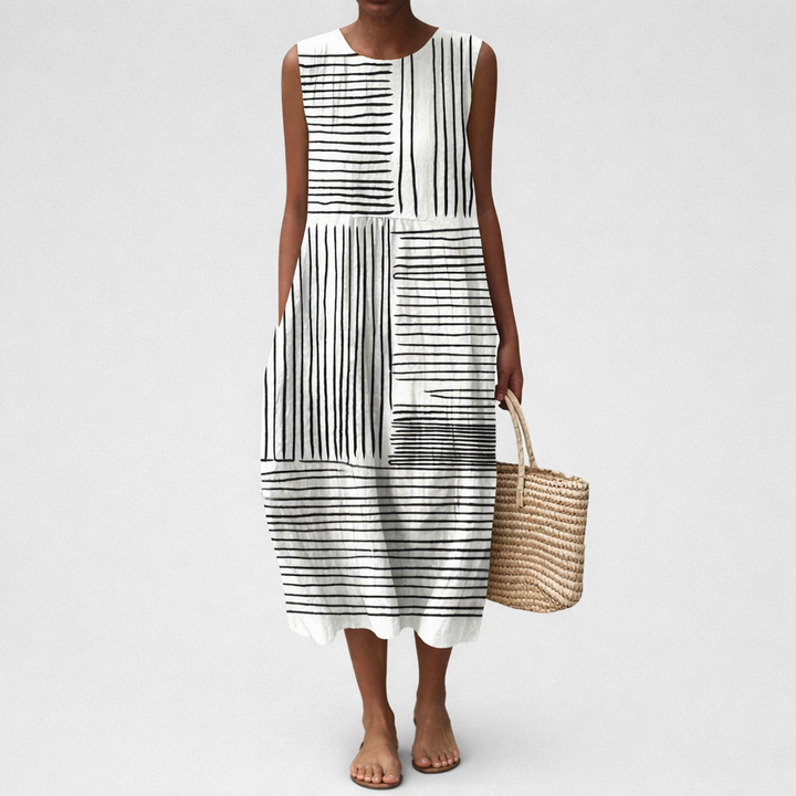 Vivienne | Comfortabele Zomerjurk Zonder Mouwen