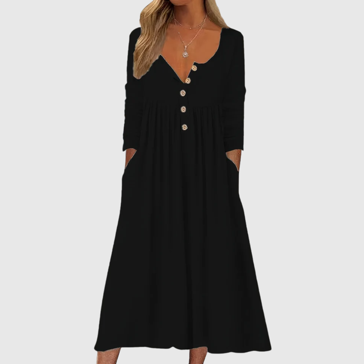 ZARA | MIDI-JURK MET KNOPEN AAN VOORKANT