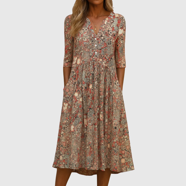 Harlow | Elegante jurk met v-hals