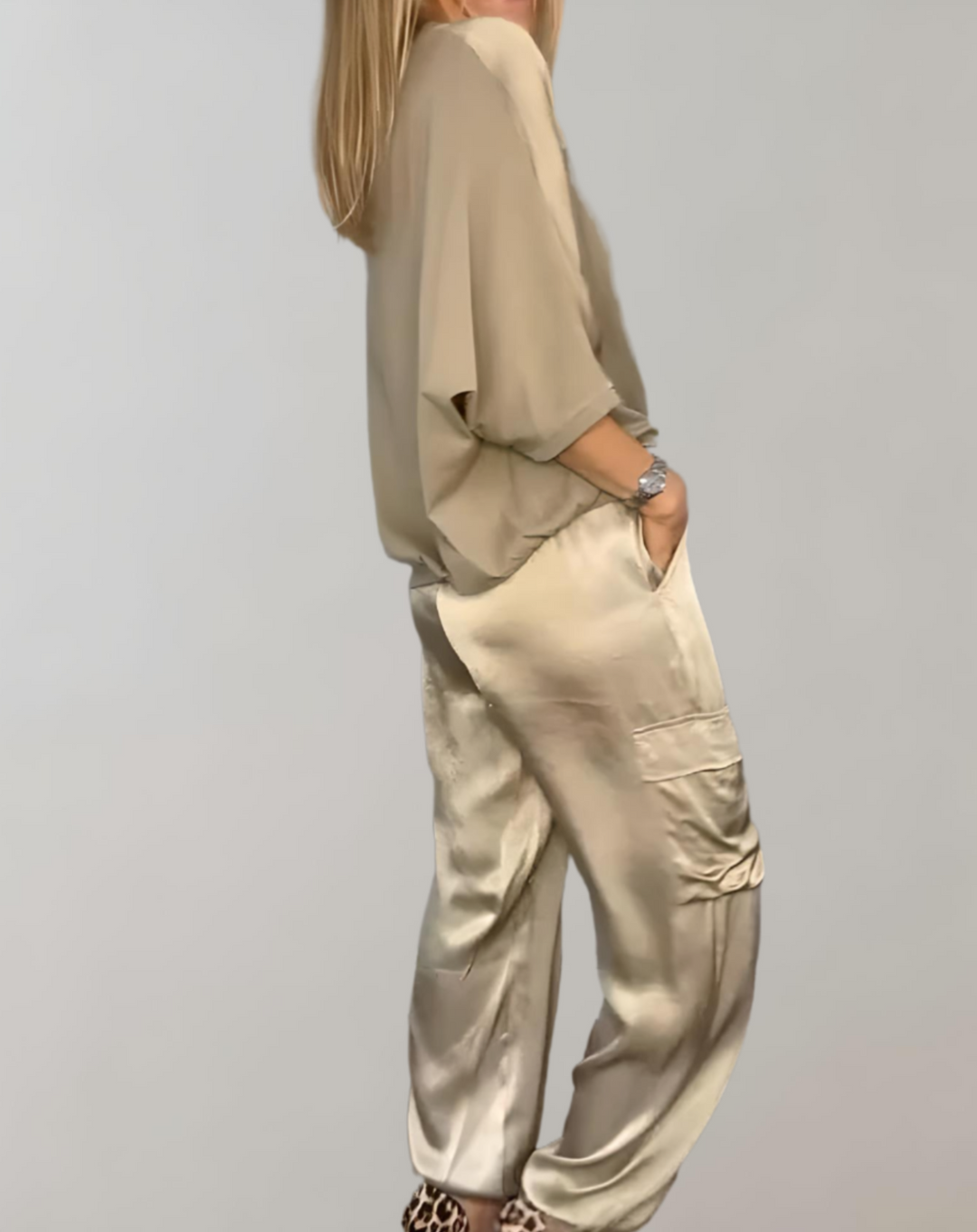 Finley - Set Lounge Cargo Soie