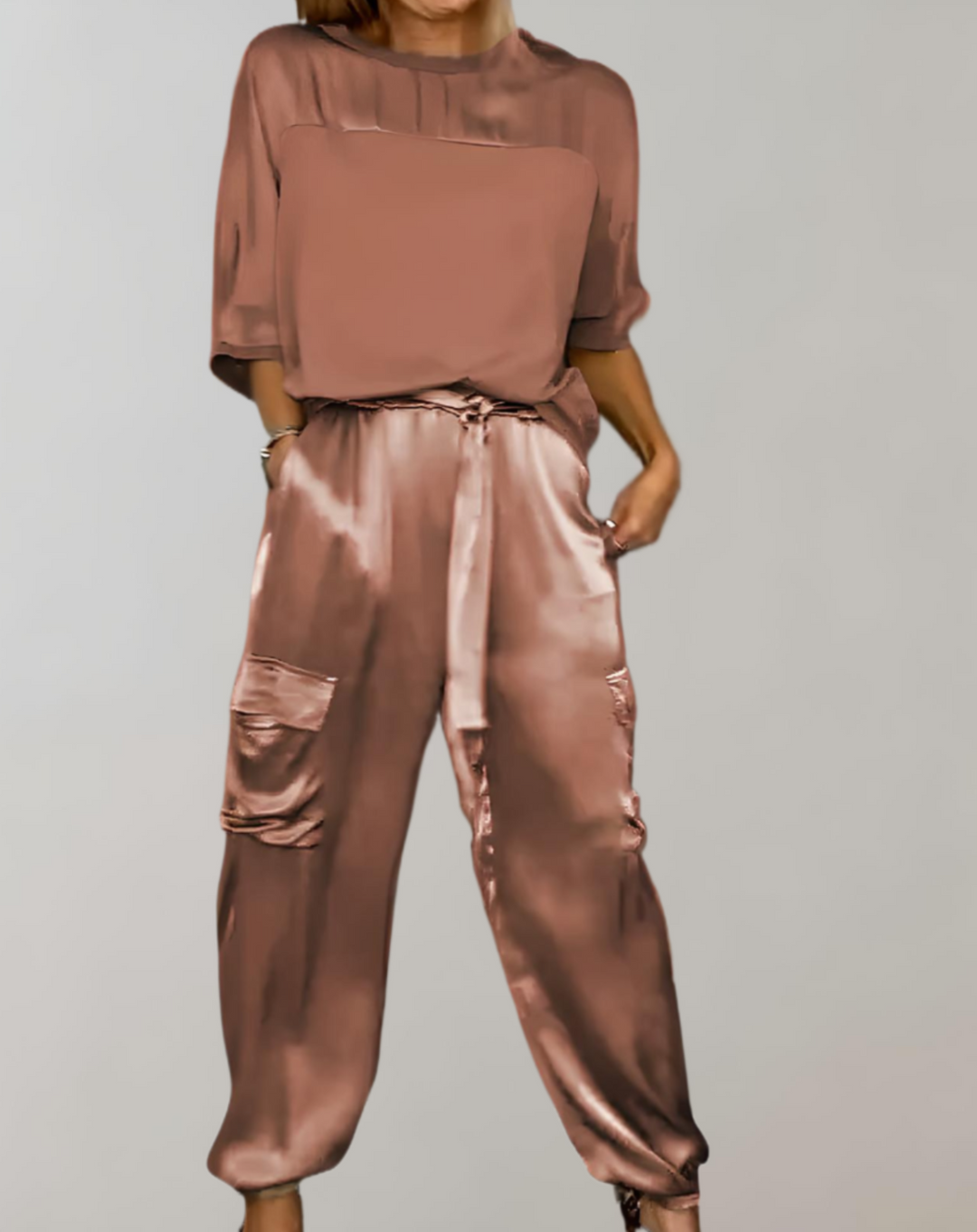Finley - Set Lounge Cargo Soie