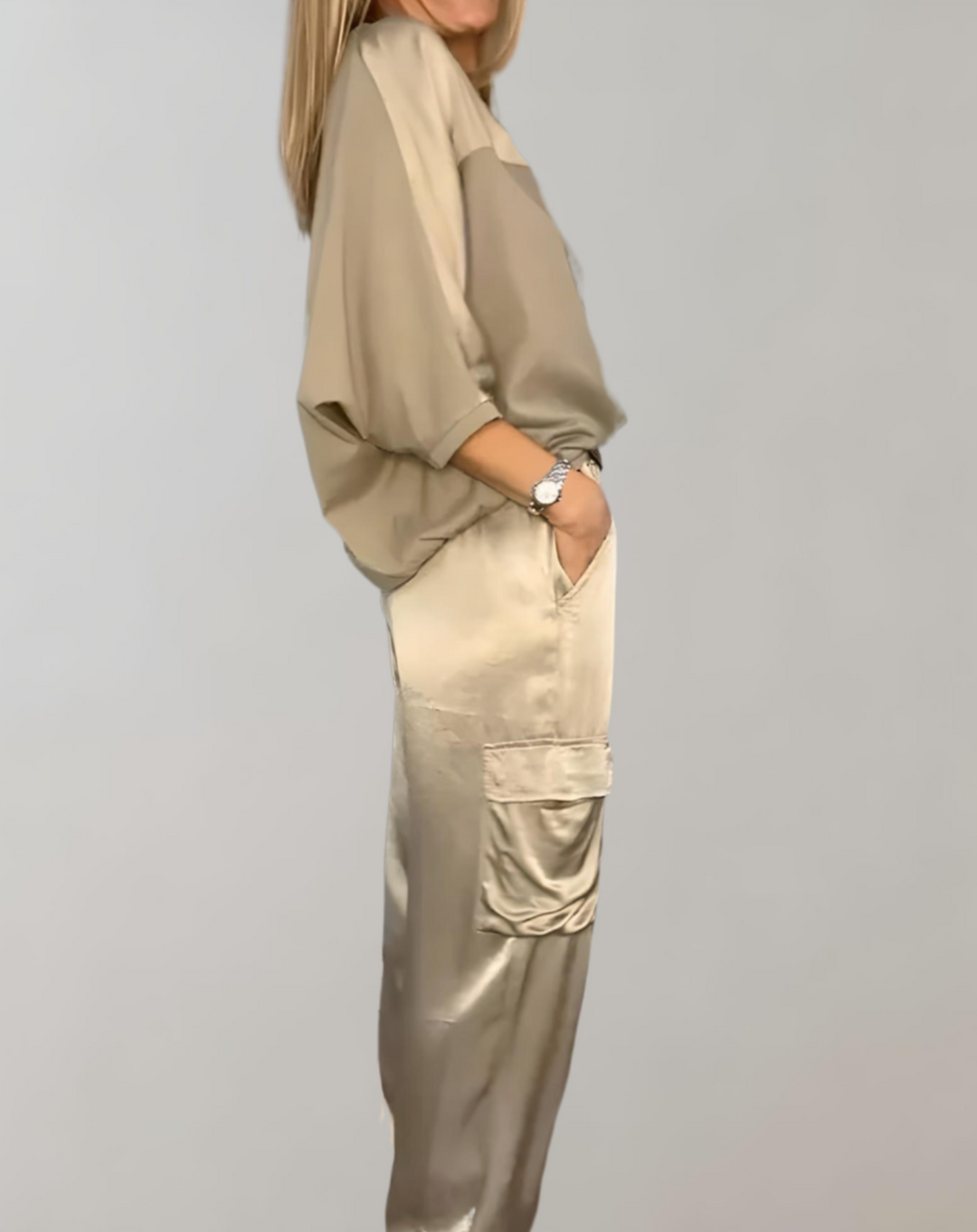 Finley - Set Lounge Cargo Soie