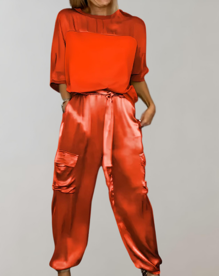 Finley - Set Lounge Cargo Soie