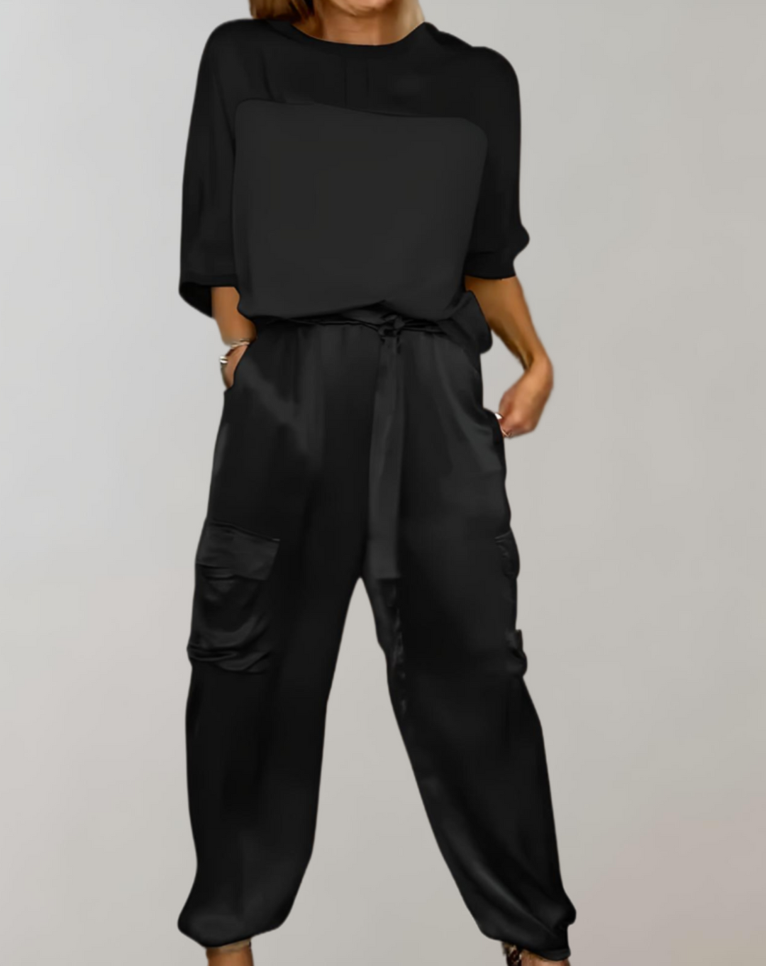 Finley - Set Lounge Cargo Soie