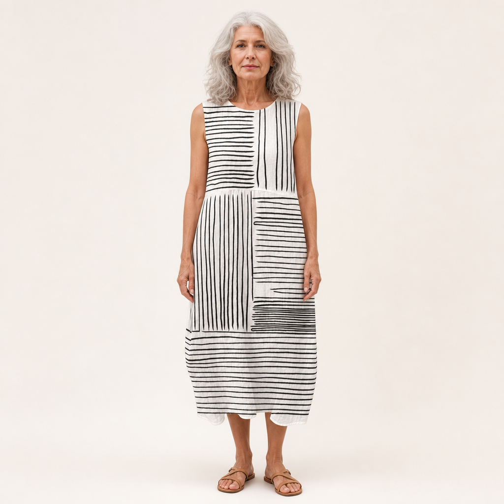 Vivienne | Comfortabele Zomerjurk Zonder Mouwen