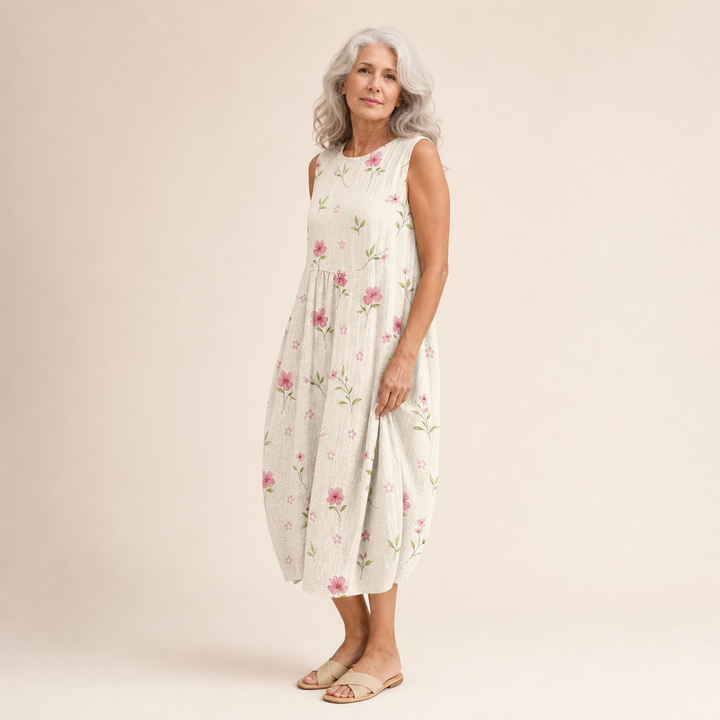 Faustine - Comfortabele Zomerjurk zonder Mouwen