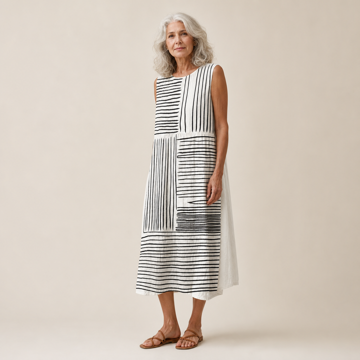 Vivienne | Comfortabele Zomerjurk Zonder Mouwen