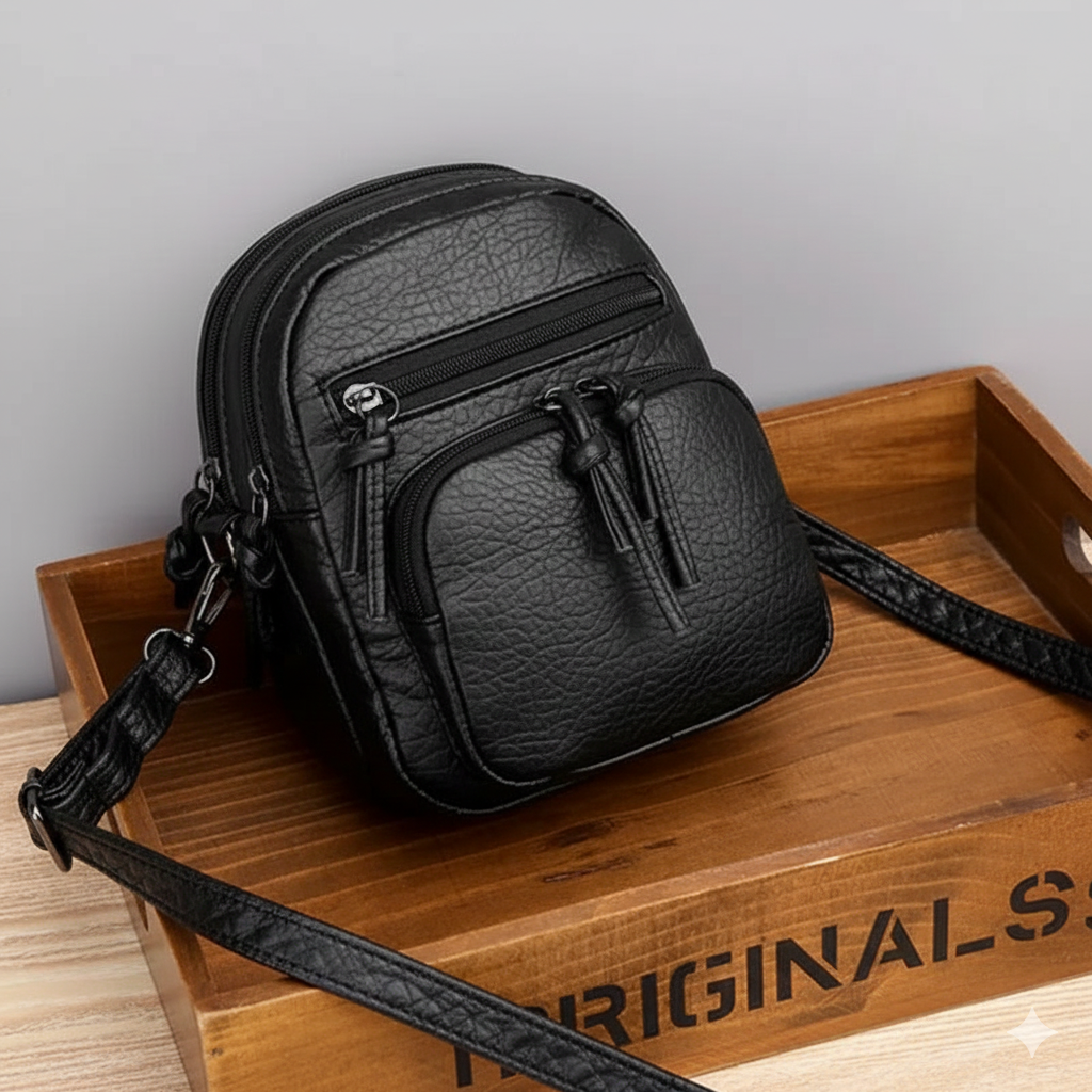 Sara™ | Leren tas met eenvoud