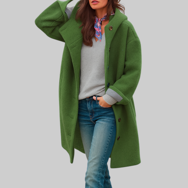 Freja | comfortabele halflange dagelijkse jas