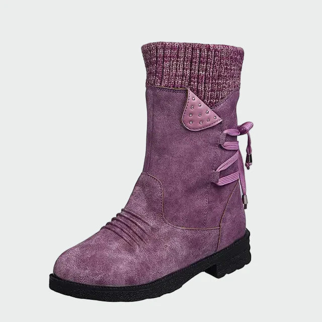 Enkellaarsjes elegante en daim