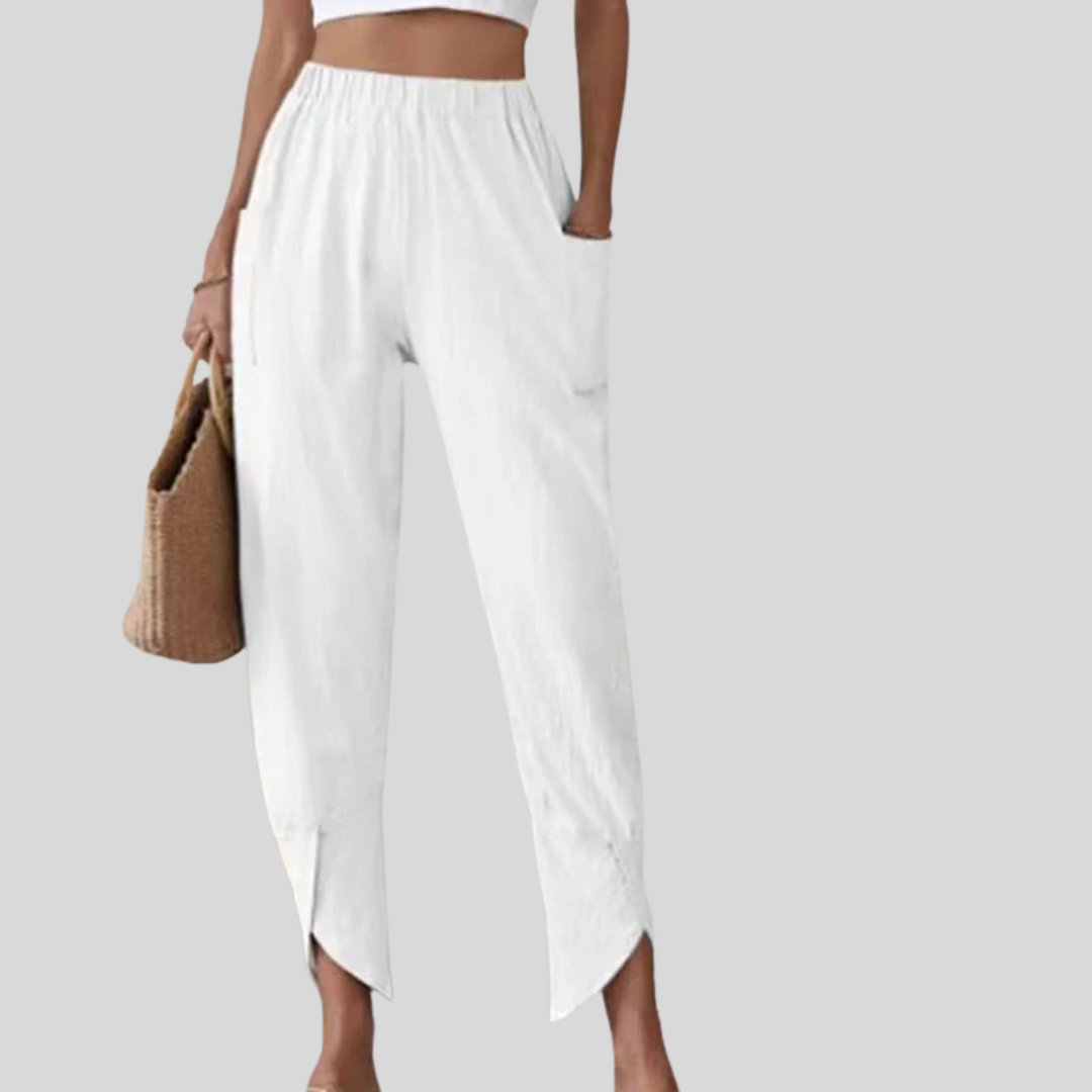 Essari - Broek met Ourlet Fendu