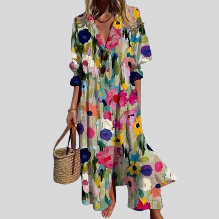 Zariah | Elegante Bohemien Maxi-jurk