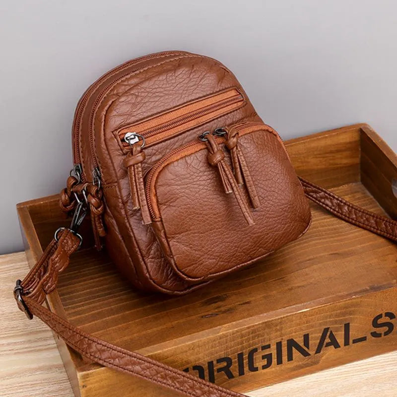 Sara™ | Leren tas met eenvoud