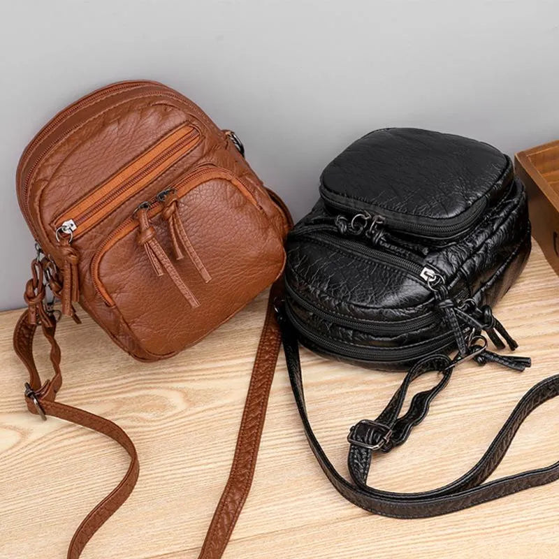 Sara™ | Leren tas met eenvoud