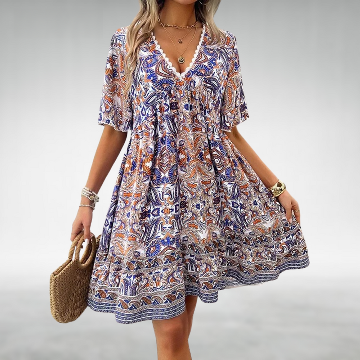 Quinley - Jurk Swing Boho