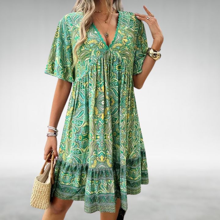 Quinley - Jurk Swing Boho