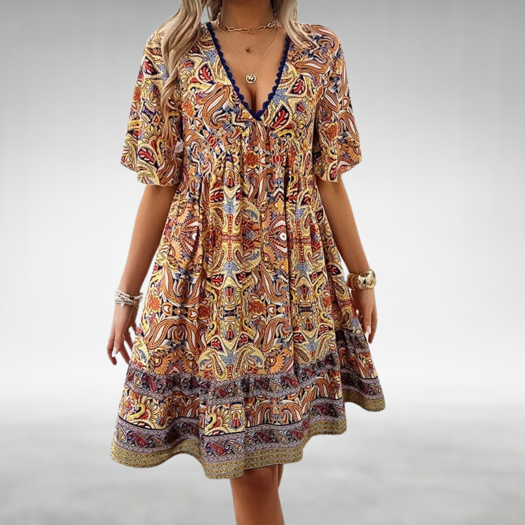 Quinley - Jurk Swing Boho