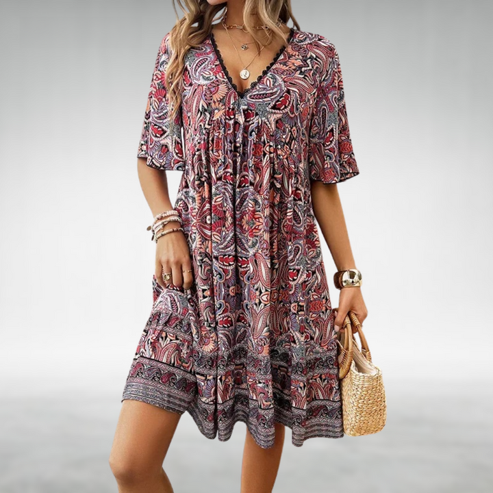 Quinley - Jurk Swing Boho