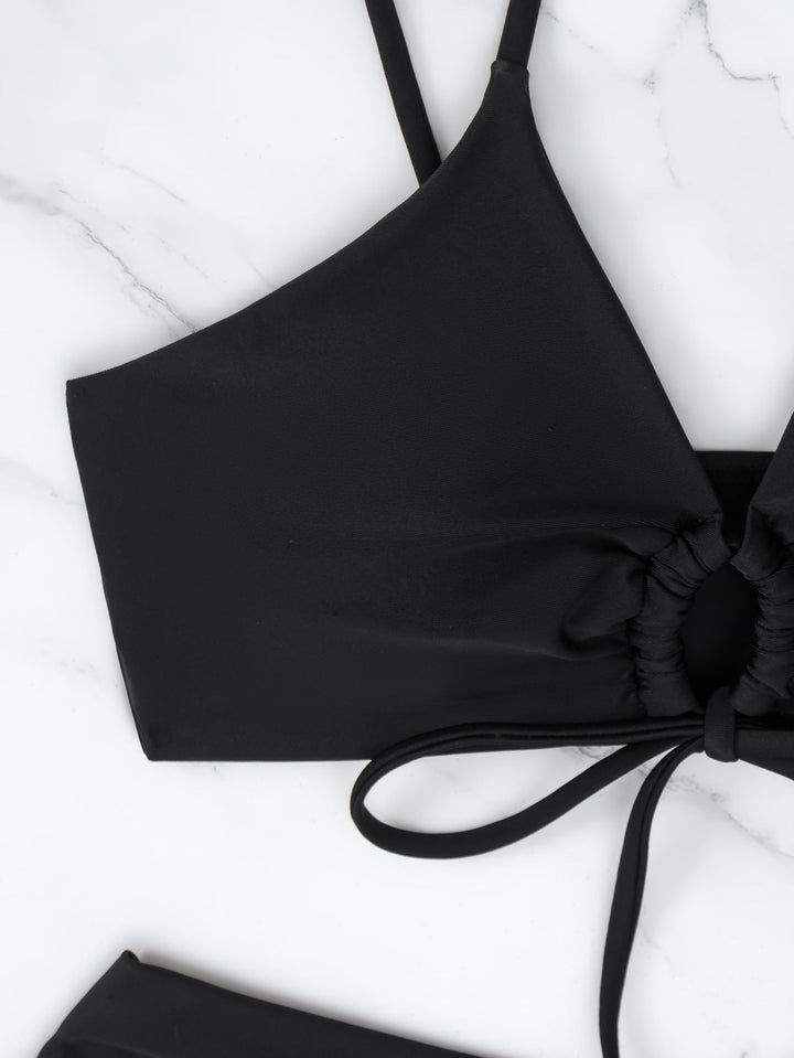Miranda | Tweedelig Bikini Set met Knoop aan de Voorkant
