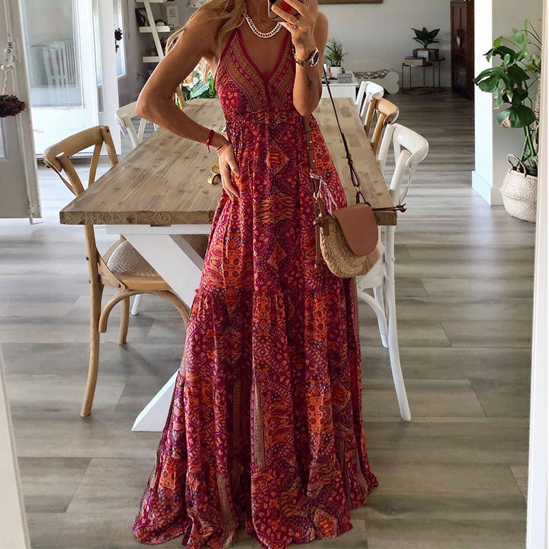 Gweneth - Jurk zonder mouwen Boho