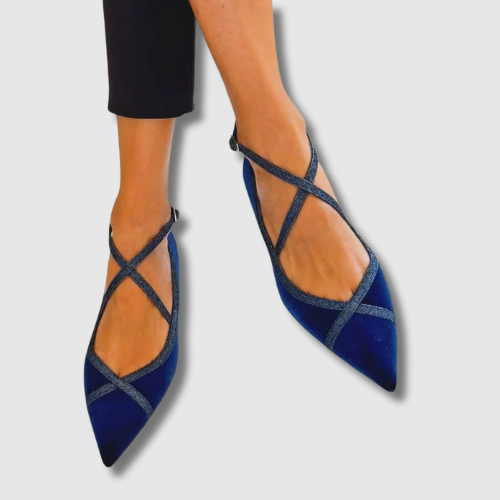 Noëlle™ | Chique Marineblauwe Mocassins