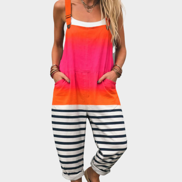 Comfortabele tuinbroek met print