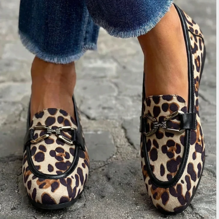 Genève - Moderne Luipaard Mocassin