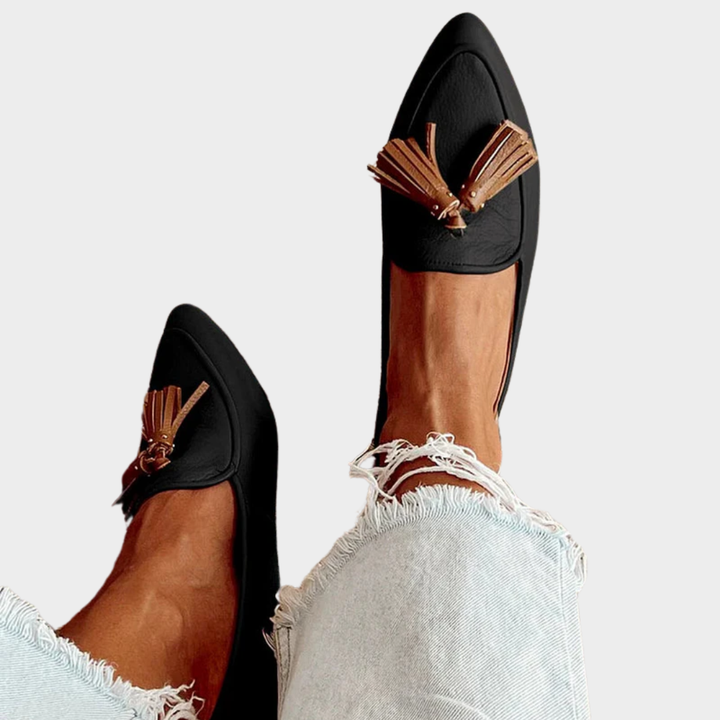 Vesperia | Mocassin met franjes modern