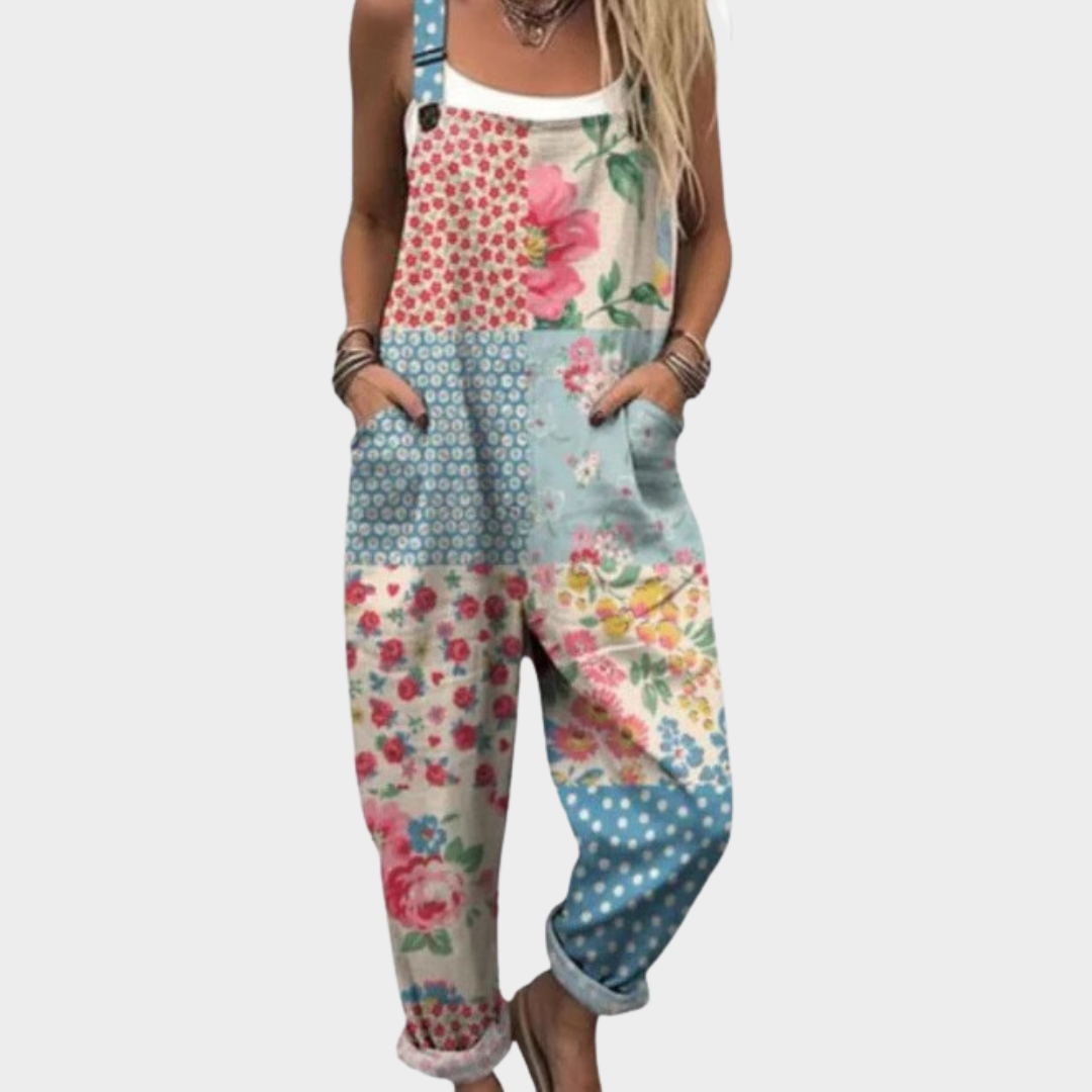 Comfortabele tuinbroek met print