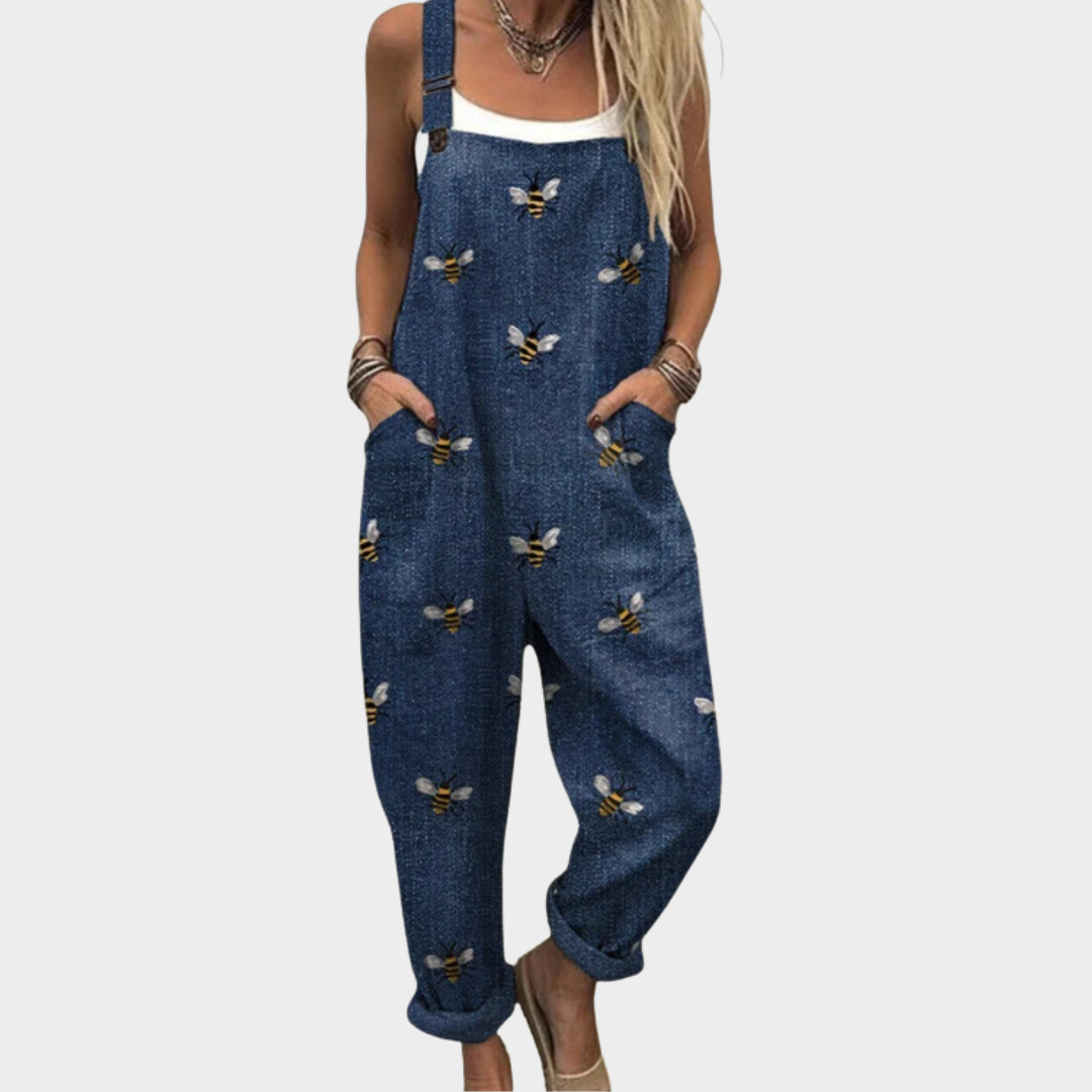 Comfortabele tuinbroek met print